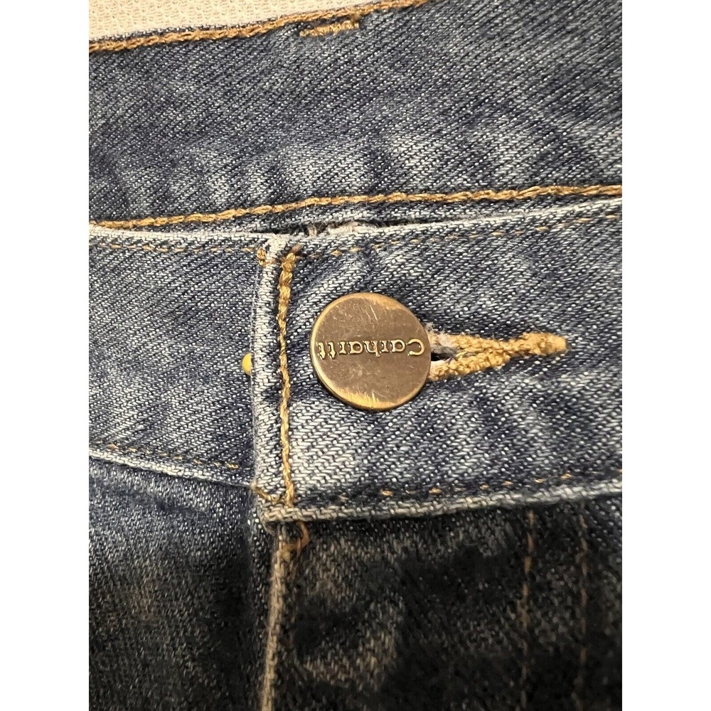 Carhartt Jeans Men 38 x 30 (37 x 28 Actual) Regular Blue Denim Casual - Picture 3 of 13